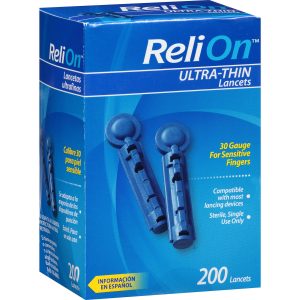 ReliOn Ultra-Thin Lancets - 200 Count