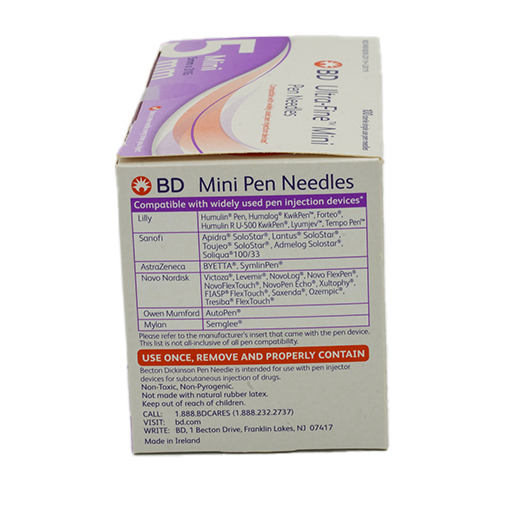 BD Ultra Fine Mini Pen Needles 5mm x 31G - 90 Count - Image 5