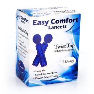 Easy Comfort Twist Top Lancets - 30G