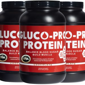 Gluco-Pro Low Carb Protein Powder - 3 Pack Bundle