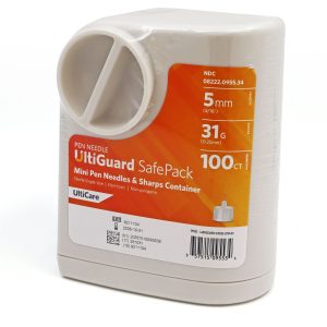 UltiGuard Safe Pack Pen Needles - 5mm x 31G Mini 100/BX