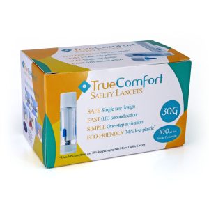 True Comfort Safety Lancets 30G - 100ct