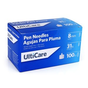 UltiCare Pen Needles - 8mm 31G 100/BX