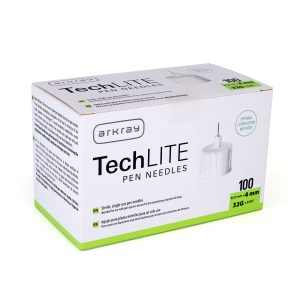 Arkray Tech Lite Pen Needles - 4mm 32G 100/BX