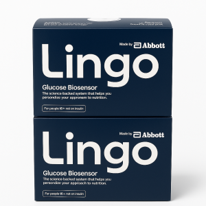 Lingo Continuous Glucose Biosensor by Abbott 2-Pack