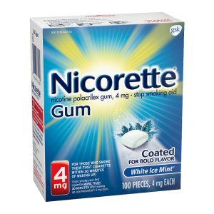 Nicorette Gum - 4mg - White Ice Mint
