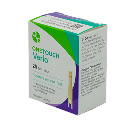 OneTouch Verio Test Strips 25 Count - Image 2
