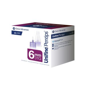 Owen Mumford Unifine Pentips Pen Needles - 31G 6mm 100/bx