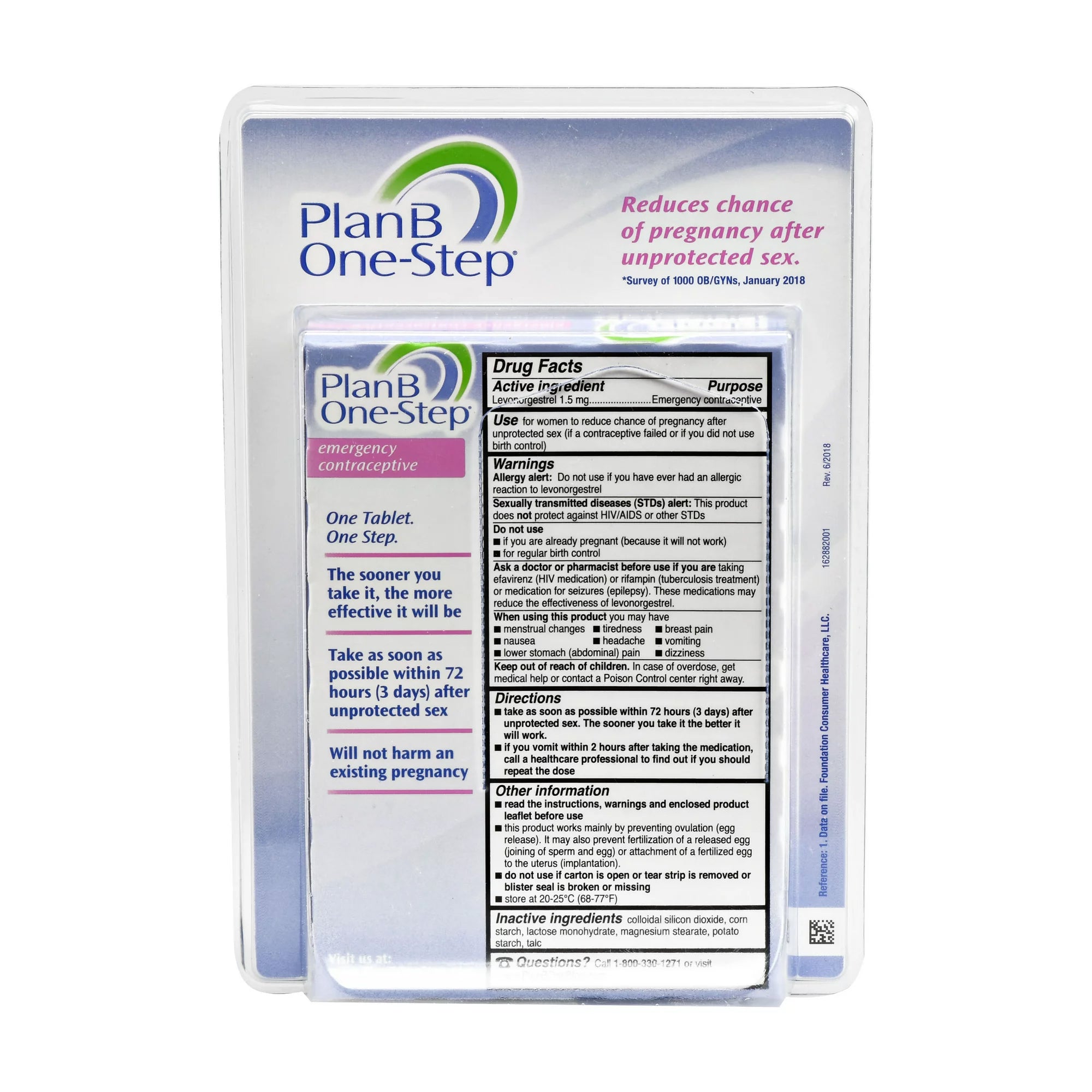Plan B One-Step Emergency Contraceptive - Image 2