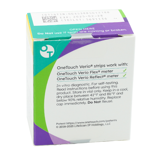 OneTouch Verio Test Strips 30 Count - Image 4