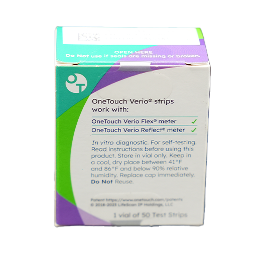 OneTouch Verio Test Strips 50 Count - Image 3