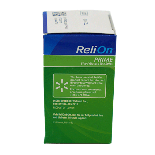 ReliOn Prime Blood Glucose Test Strips - 50 Count - Image 3