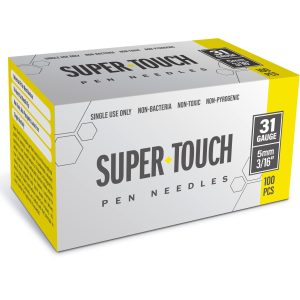 Super Touch Pen Needles - 31G 5mm 100/BX