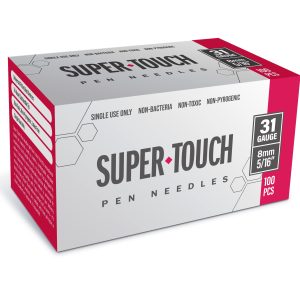 Super Touch Pen Needles - 31G 8mm 100/BX