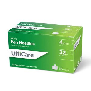 UltiCare Micro Pen Needles - 4mm 32G 100/BX