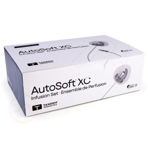 Tandem Autosoft XC Infusion Set - 6mm Cannula, 5" Tubing - Box of 10
