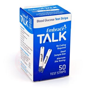 Embrace Talk Glucose Test Strips 50ct