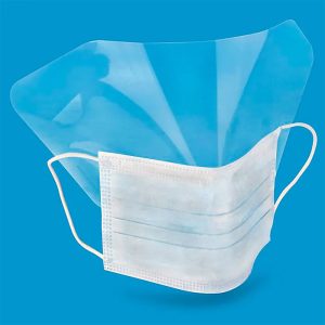 3 Ply Face Mask with Eye Shield (25 Pack)