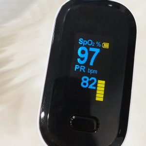 Fingertip Pulse Oximeter SpO2 & PR-Black
